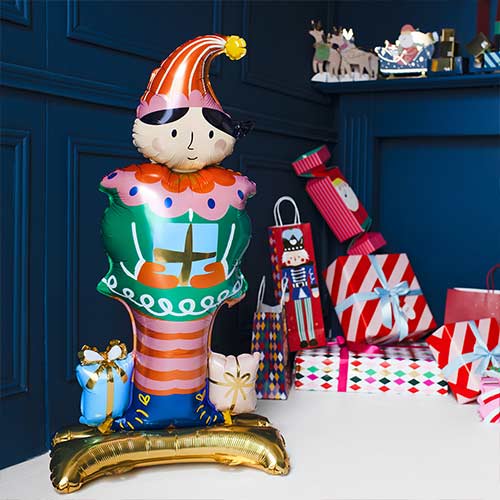 Christmas Elf Standing Giant Air Fill Foil Balloon 88cm / 35 in Product Gallery Image