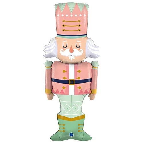 Christmas Pastel Nutcracker Foil Helium Giant Balloon 107cm / 42 in Product Image