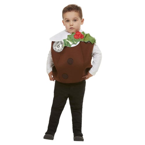 Christmas Pudding 3D Fancy Dress Costume Kids Unisex Small / Medium Product Gallery Image