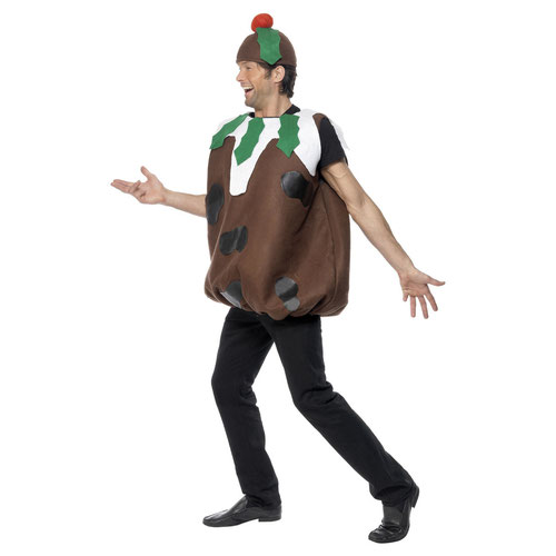 Christmas Pudding Fancy Dress Costume Unisex Adult One Size Product Gallery Image