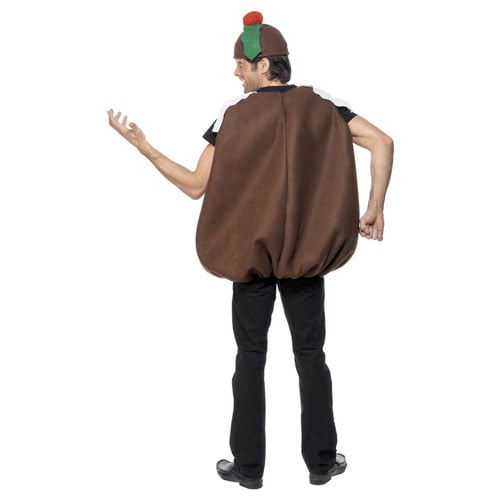 Christmas Pudding Fancy Dress Costume Unisex Adult One Size Product Gallery Image