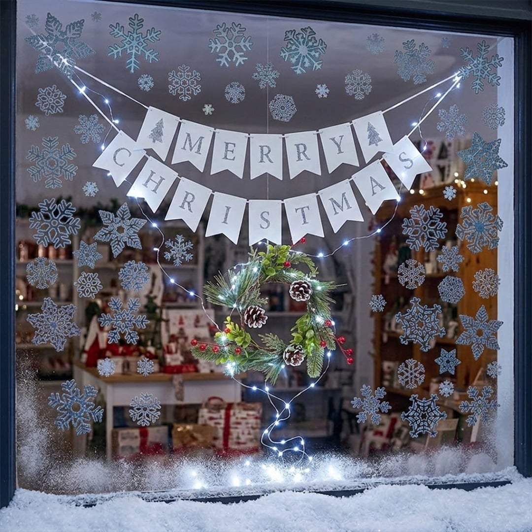 Christmas Shop Window Decorating Kit