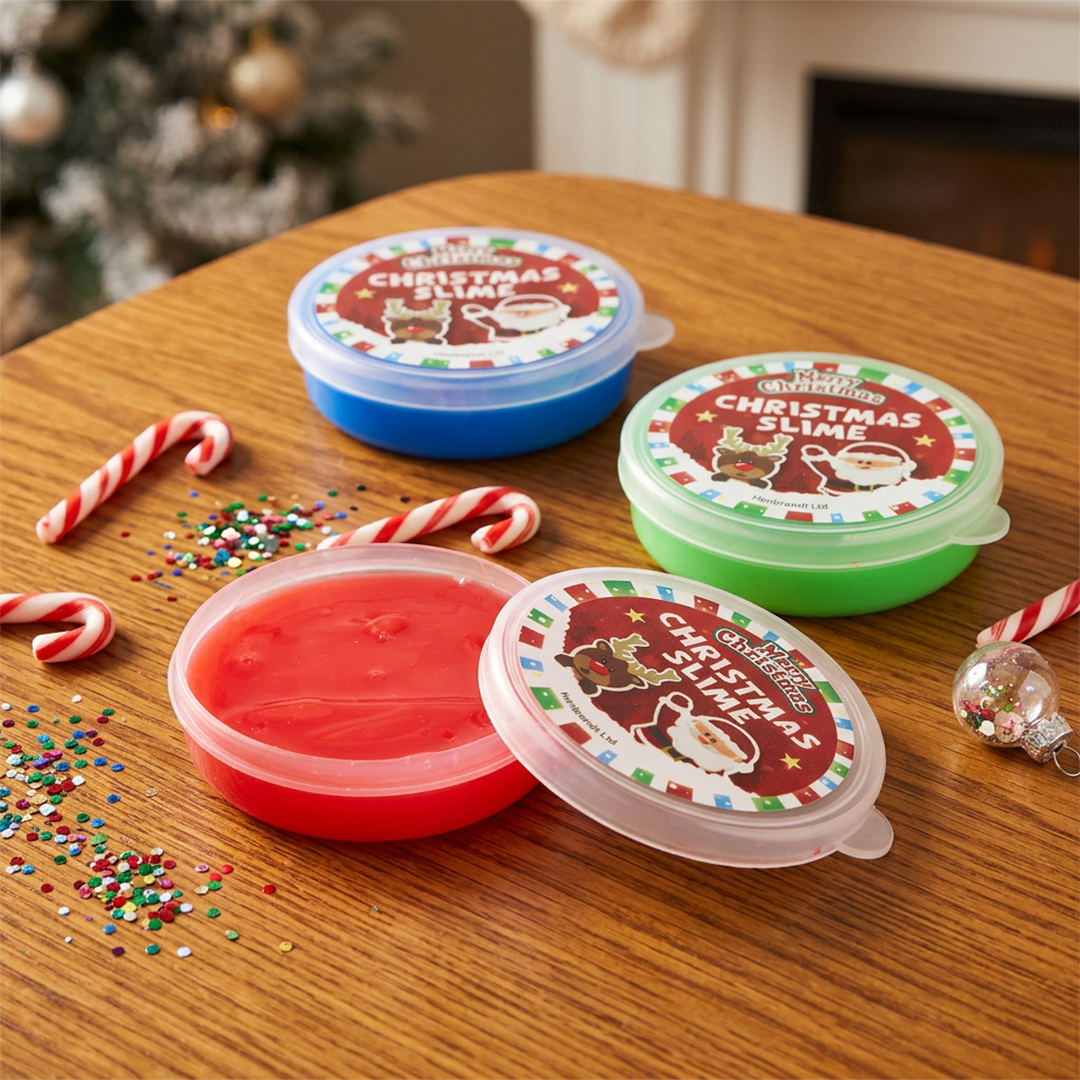 Christmas Slime Tub 7cm View 2