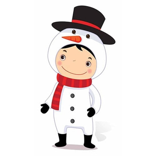 Christmas Snowman Star Mini Cardboard Cutout 88cm Product Gallery Image