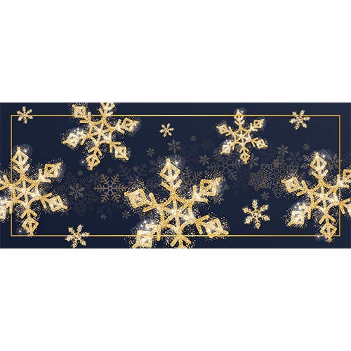 Christmas Sparkling Snowflakes PVC Party Sign Decoration Product Image