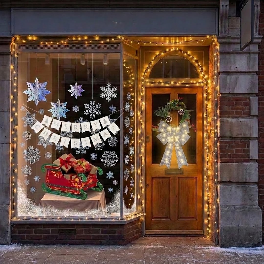 Christmas Storefront & Entrance Decorating Kit