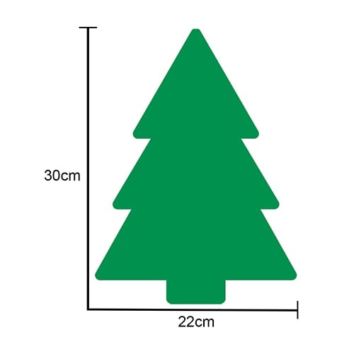 Christmas Tree Acrylic Grazing Board 30cm Product Gallery Image