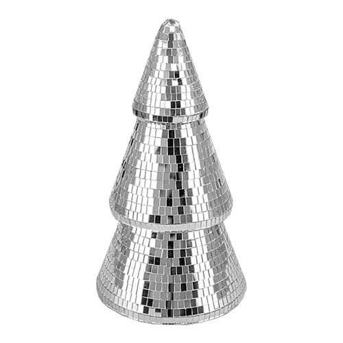 Christmas Tree Disco Ball Decorative Ornament 26cm Product Image