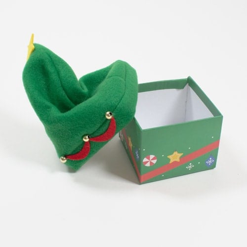 Christmas Tree Plush Stackable Gift Boxes - Pack of 3 Product Gallery Image