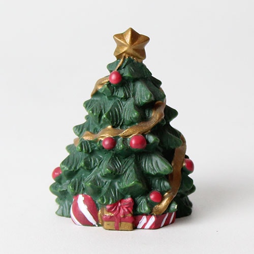 Christmas Tree Resin Cake Topper Decoration 5cm Partyrama
