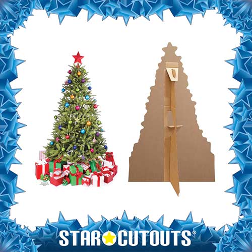 Christmas Tree Star Mini Cardboard Cutout 88cm Product Gallery Image