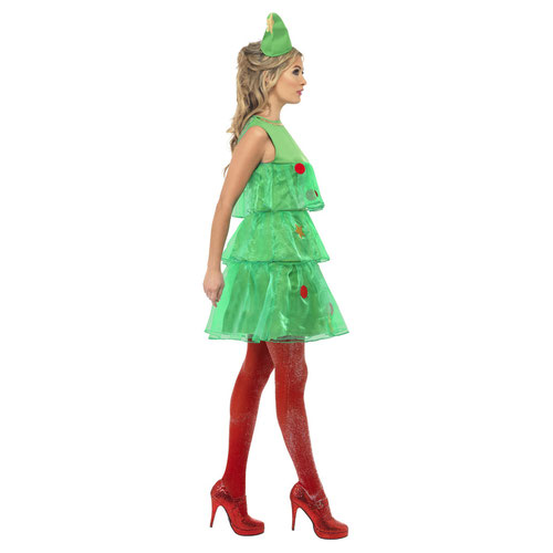 Christmas Tree Tutu Fancy Dress Costume Ladies Large - UK 16-18 Product Gallery Image