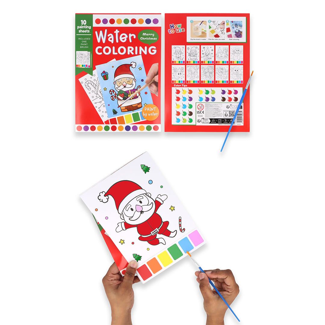 Christmas Water Colouring Set 21cm