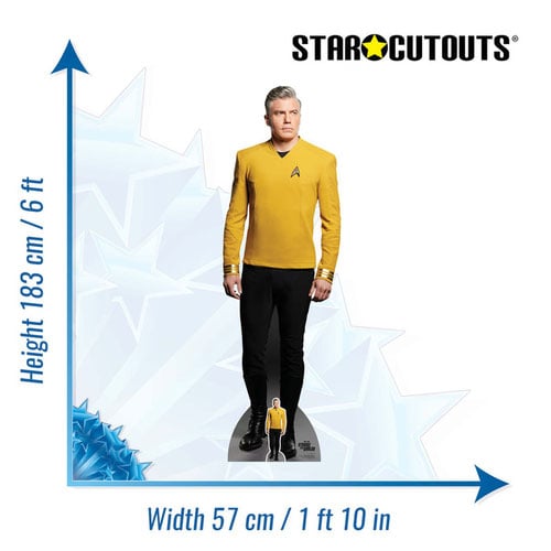 Christopher Pike Star Trek: Strange New Worlds Anson Mount Lifesize Cardboard Cutout 183cm Product Gallery Image