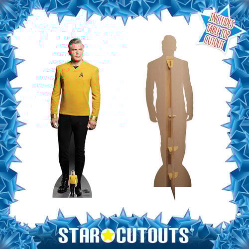 Christopher Pike Star Trek: Strange New Worlds Anson Mount Lifesize Cardboard Cutout 183cm Product Gallery Image