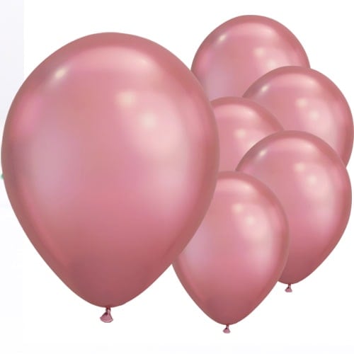 Chrome Mauve Round Latex Qualatex Balloons 18cm / 7 in – Pack of 100 Product Image