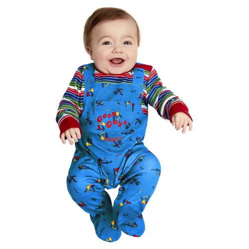Chucky All In One Fancy Dress Costume Baby - 6-9 Months Product Gallery Image