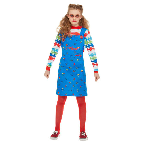 Chucky Girls Fancy Dress Costume Kids Large - Age 10-12 Product Gallery Image