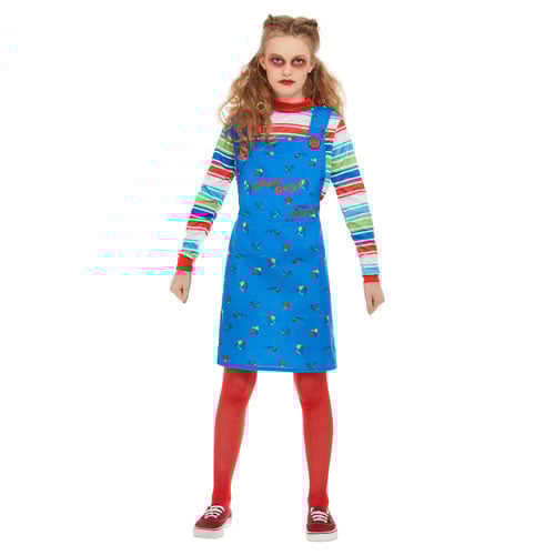 Chucky Girls Fancy Dress Halloween Costume Tween - Age 12+ Product Gallery Image