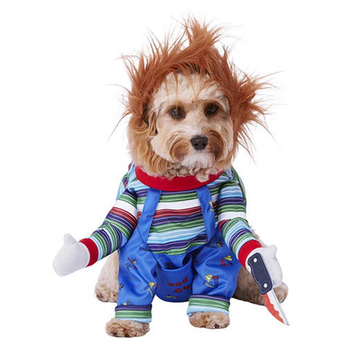 Chucky Pet Dog Costume Medium Product Gallery Image