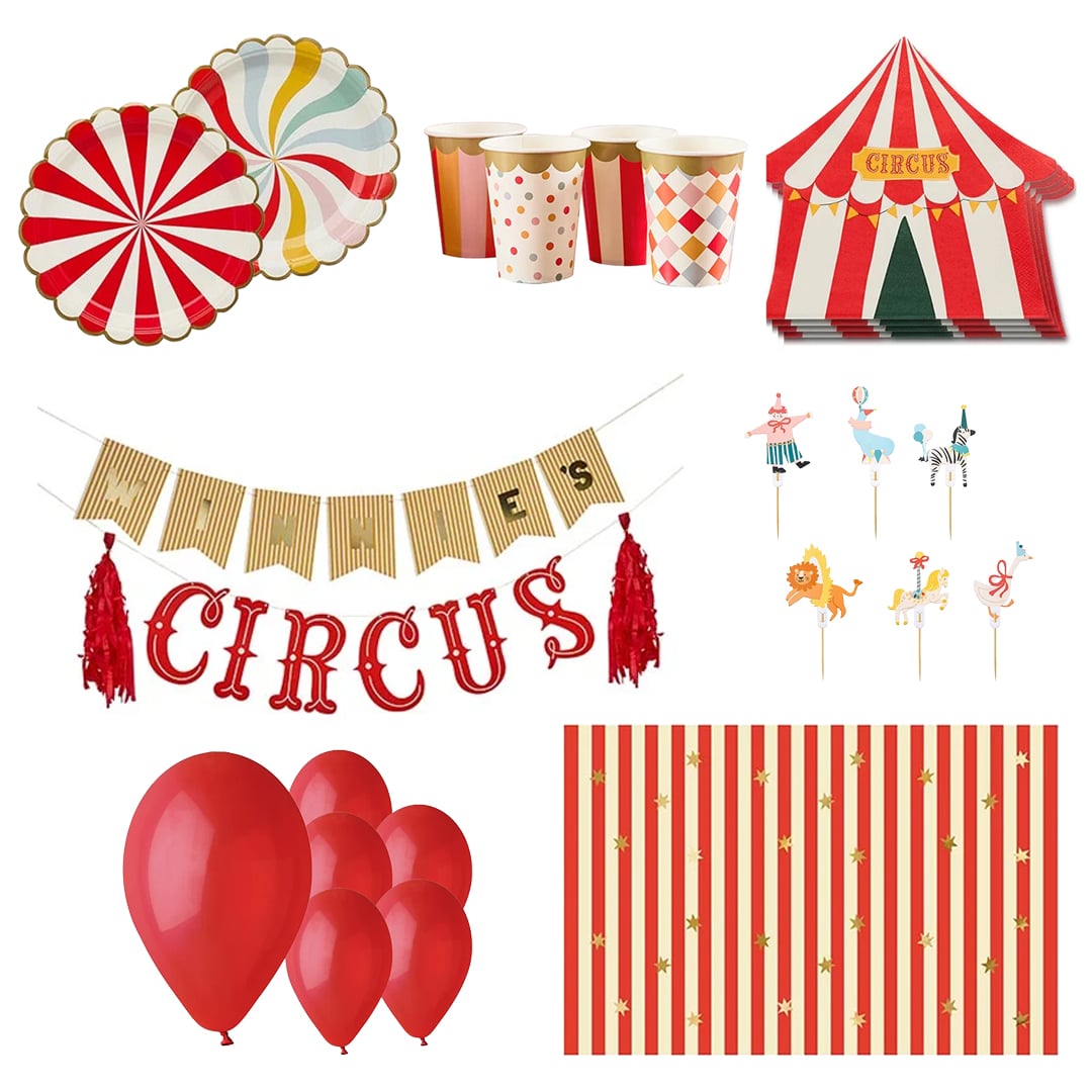 Circus 8 Person Deluxe Party Pack