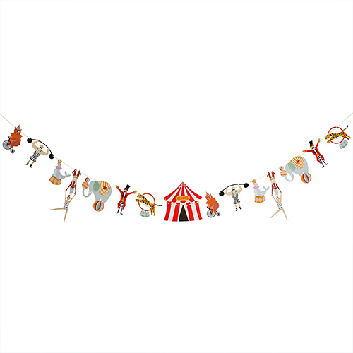Circus Performers Hanging Garland Decoration 3m Product Gallery Image