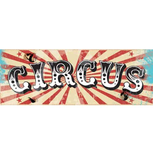 Circus Sign Decoration - 55cm Product Image