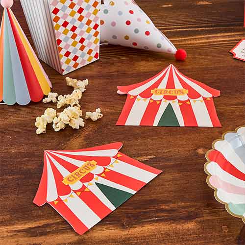 Circus Tent Luncheon Paper Napkins 3 Ply 32cm - Pack of 16 Product Gallery Image