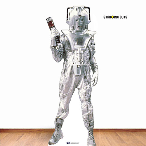 Classic Cyberman Doctor Who Lifesize Cardboard Cutout 183cm Product Gallery Image