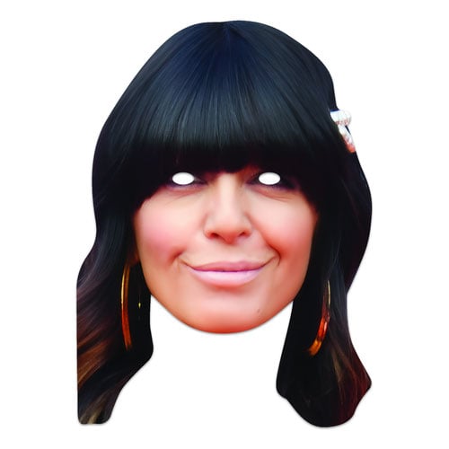 Claudia Winkleman Cardboard Face Mask