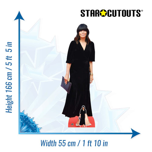 Claudia Winkleman Lifesize Cardboard Cutout 166cm Product Gallery Image