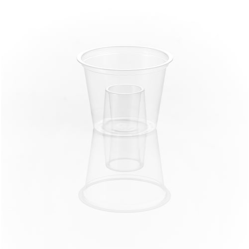 Clear Plastic Bomb Shot Glasses 90ml - Pack of 50