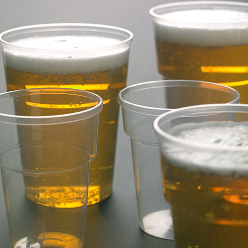 Clear Plastic Half Pint Glasses 350ml - Pack of 50 Product Gallery Image
