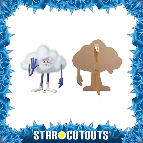 Cloud Guy Trolls World Tour Star Mini Cardboard Cutout 69cm Product Gallery Image