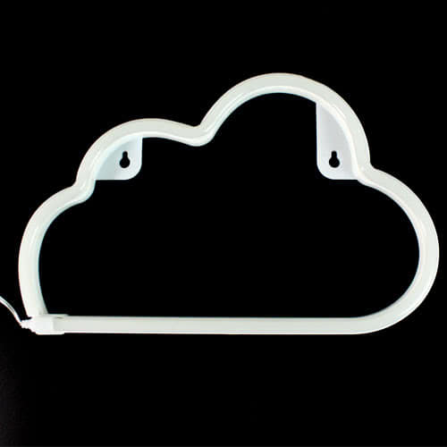 Cloud Shaped Neon Light Hanging Decoration 30cm Product Gallery Image