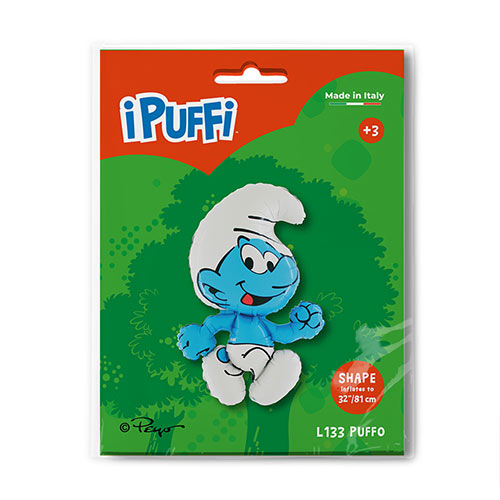 Clumsy Smurf (Smurfs) Giant Helium Foil Balloon 81cm / 32 in Product Gallery Image