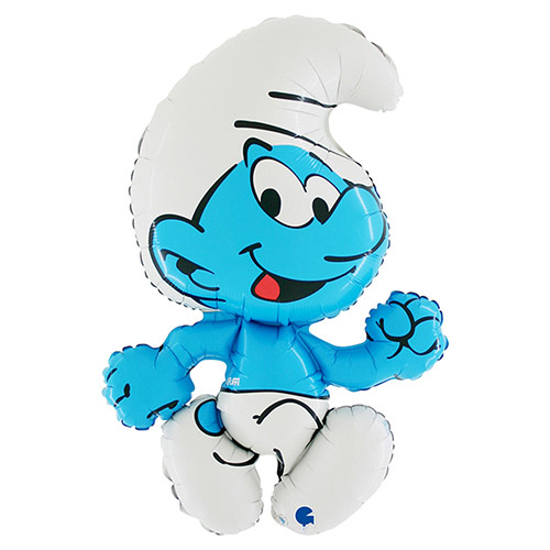 Clumsy Smurf (Smurfs) Giant Helium Foil Balloon 81cm / 32 in Product Gallery Image