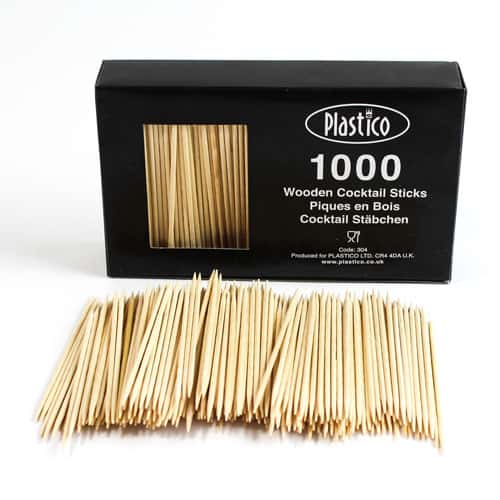 Cocktail Sticks 80mm Pack Of 1000 Product Image