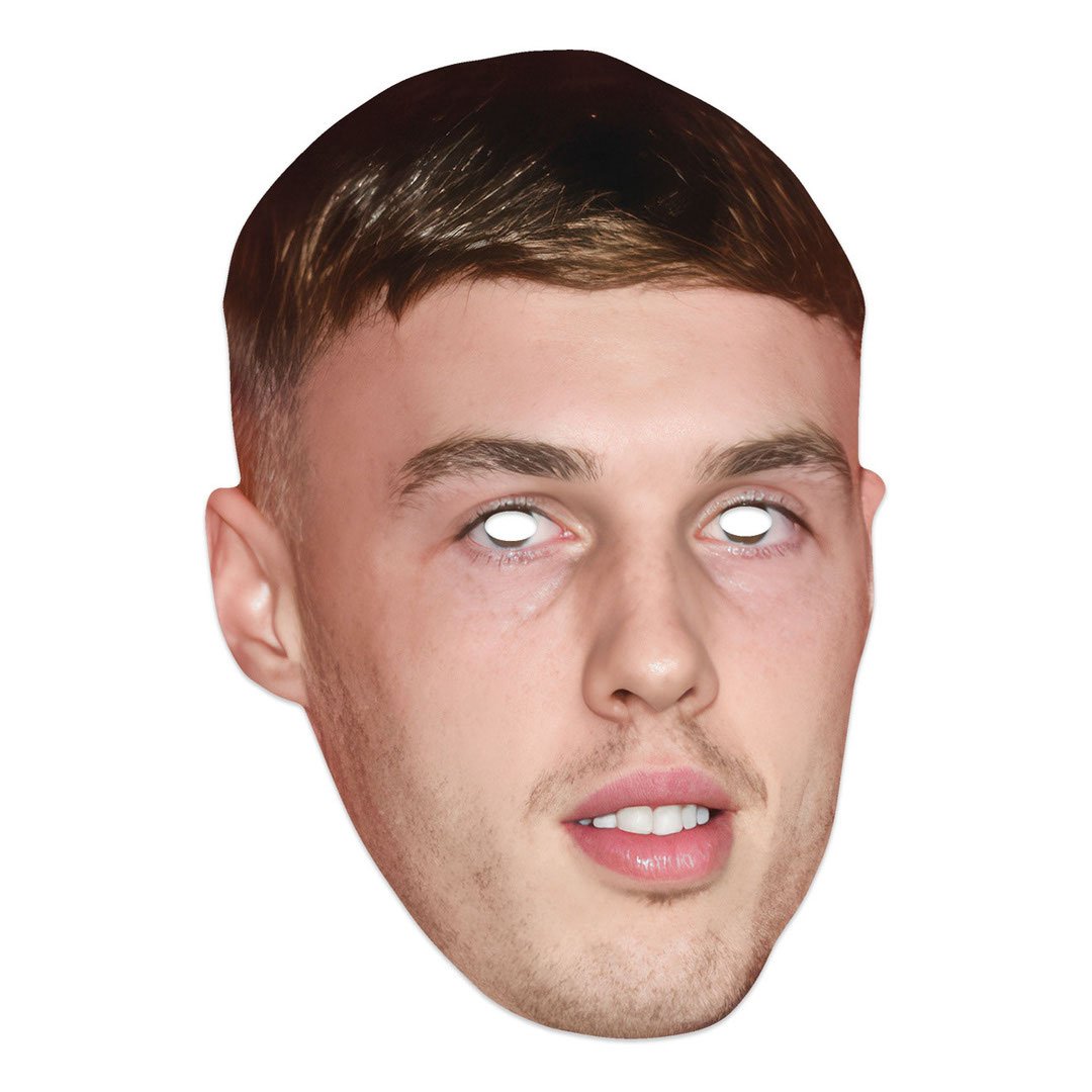 Cole Palmer Cardboard Face Mask