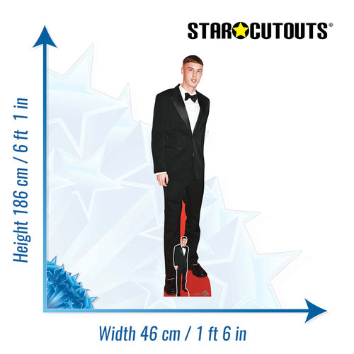 Cole Palmer Lifesize Cardboard Cutout 186cm Product Gallery Image