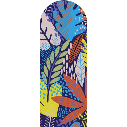 Colourful Leaves Design Arch Sailboard Backdrop Product Gallery Image