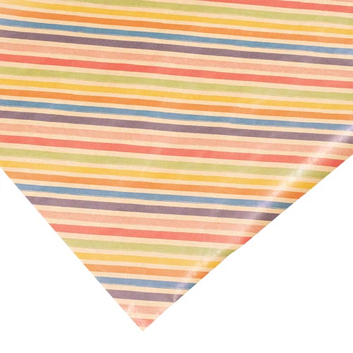Colourful Stripes Kraft Gift Wrapping Paper Roll 3m Product Gallery Image
