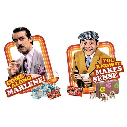 Come Along Marlene and You Know It Makes Sense Only Fools and Horses Wall Art Cardboard Cutouts 59cm - Pack of 2