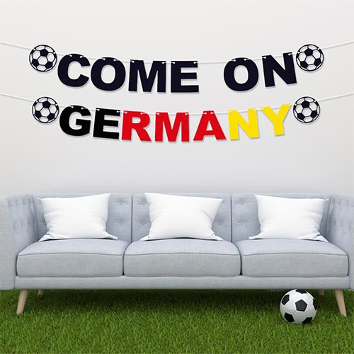 Come On Germany Recyclable Card Party Bunting Product Gallery Image