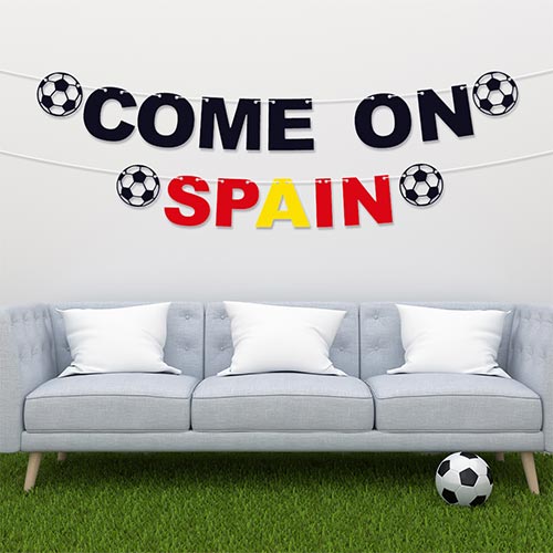 Come On Spain Recyclable Card Party Bunting Product Gallery Image