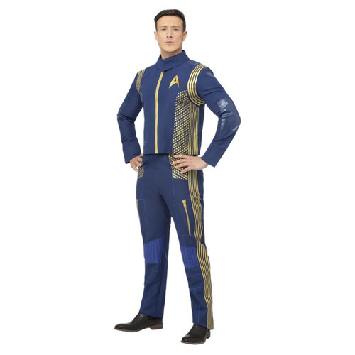 Command Uniform Star Trek Discovery Fancy Dress Costume Adult Mens Large Product Gallery Image
