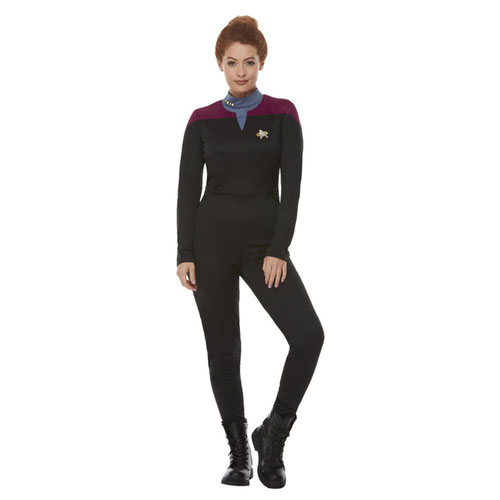 Command Uniform Star Trek Voyager Fancy Dress Costume Ladies Extra Small - UK 4-6 Product Gallery Image
