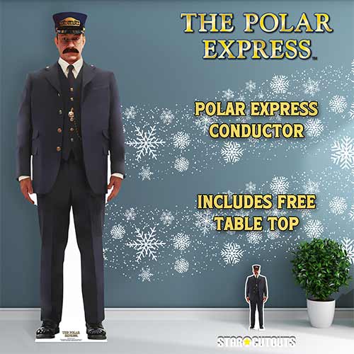 Conductor The Polar Express Lifesize Cardboard Cutout 184cm Product Gallery Image