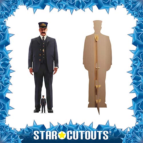 Conductor The Polar Express Lifesize Cardboard Cutout 184cm Product Gallery Image