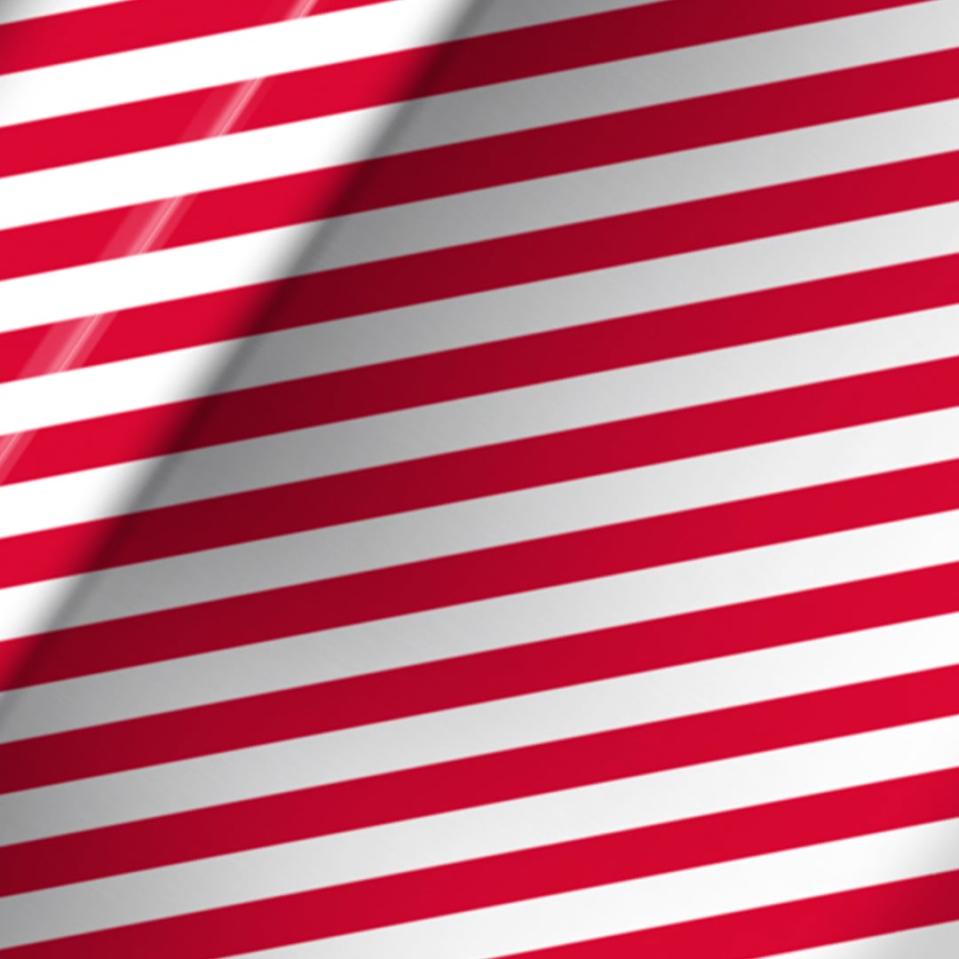 Contemporary Candy Stripe Red & White Christmas Gift Wrapping Paper Roll 4m Product Gallery Image